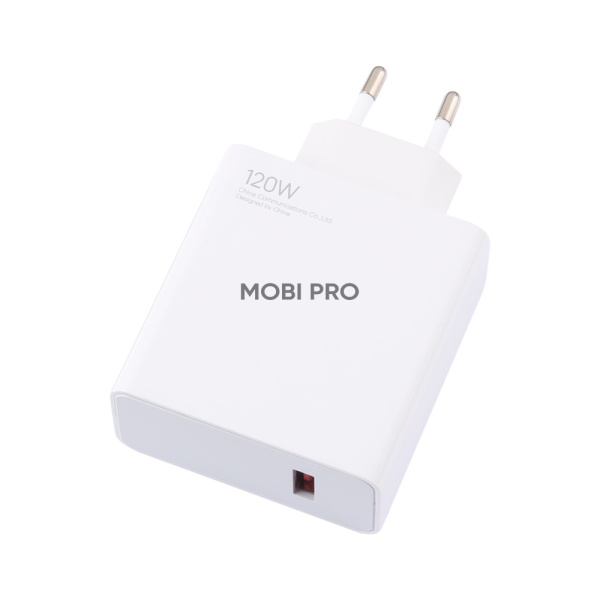 Сетевое зарядное устройство USB для Xiaomi Turbo Charger (120W, QC3.0) (тех.упак.) Белый