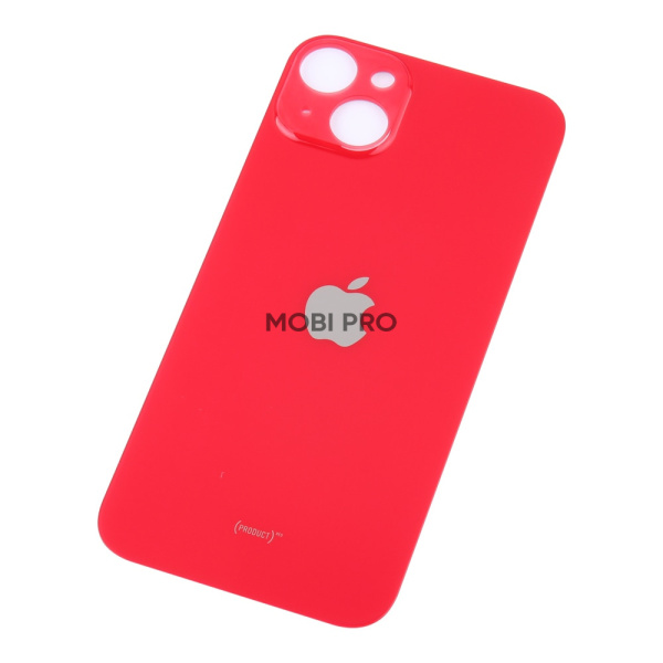 Задняя крышка для iPhone 14 Plus с увелич.вырезом под камеру Красный - OR Задняя крышка для iPhone 14 Plus с увелич.вырезом под камеру Красный - OR
