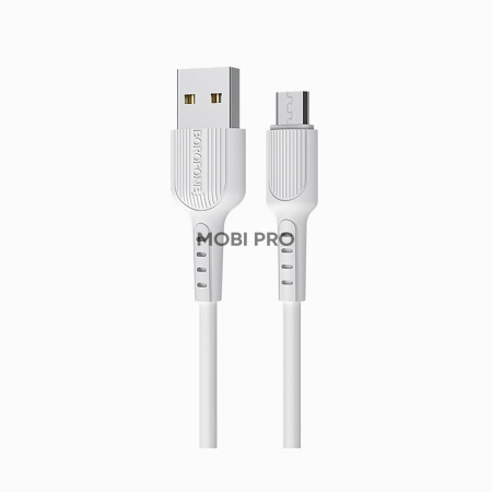 Кабель USB - micro USB Borofone BX16 Easy (white)