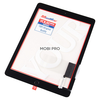 Стекло для переклейки MUSTTBY iPad Air/iPad 5 9.7 в сборе с тачскрином 100% Черный