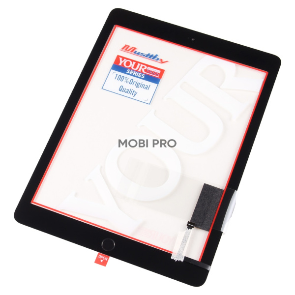 Стекло для переклейки MUSTTBY iPad Air/iPad 5 9.7 в сборе с тачскрином 100% Черный