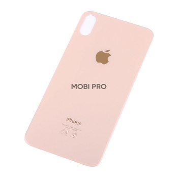 Задняя крышка для iPhone XS Max с увелич.вырезом под камеру Золото - OR Задняя крышка для iPhone XS Max с увелич.вырезом под камеру Золото - OR