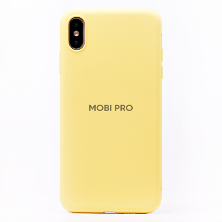 Чехол-накладка Activ Full Original Design для "Apple iPhone XS Max" (yellow)