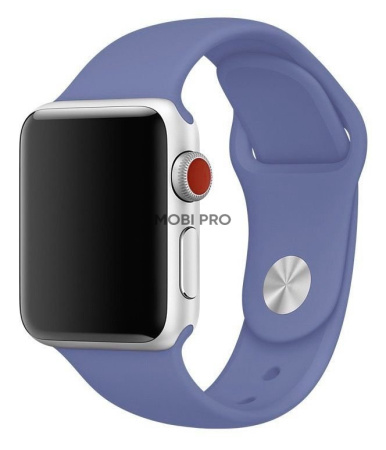 Ремешок - ApW для "Apple Watch 42/44/45 mm" Sport Band (L) (lavender)  (79550)