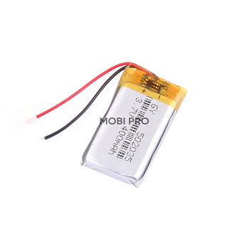 АКБ универсальный 502035p 3,7v Li-Pol 400 mAh (5*20*35 mm)