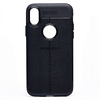 Чехол-накладка The ultimate experience Leather для "Apple iPhone X/iPhone XS" (black) Чехол-накладка The ultimate experience Leather для "Apple iPhone X/iPhone XS" (black)