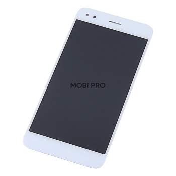 Дисплей для Huawei P9 Lite Mini/Y6 Pro 2017/Nova Lite 2017 (SLA-L22) в сборе с тачскрином Белый - Оптима