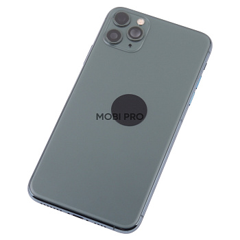 Корпус для iPhone 11 Pro Max в сборе со шлейфами с разбора Зеленый (возможен дефект ЛКП) - OR Корпус для iPhone 11 Pro Max в сборе со шлейфами с разбора Зеленый (возможен дефект ЛКП) - OR
