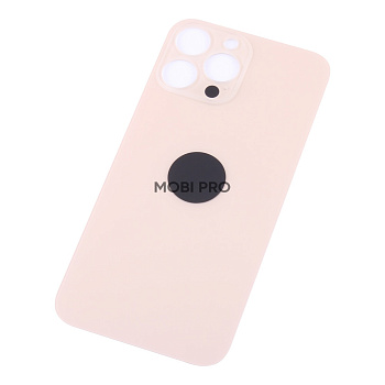 Задняя крышка для iPhone 13 Pro Max Золото (стекло, широкий вырез под камеру, логотип) Задняя крышка для iPhone 13 Pro Max Золото (стекло, широкий вырез под камеру, логотип)