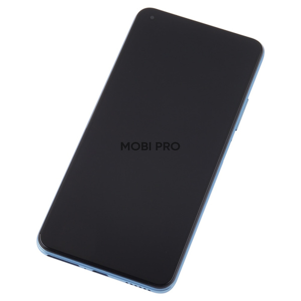 Дисплей для Xiaomi 11 Lite 5G NE/Mi 11 Lite 4G/5G (2109119DG/M2101K9AG/M2101K9G) модуль с рамкой Синий - OR