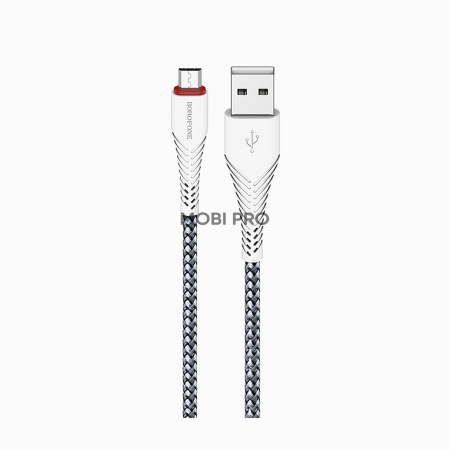 Кабель USB - micro USB Borofone BX25 Powerful (white)