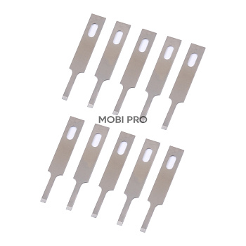 Лезвия для скальпеля №4A (металл, 10 шт.)
