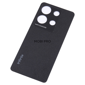 Задняя крышка для Infinix Note 30 4G (X6833B) Черный (имитация кожи) Задняя крышка для Infinix Note 30 4G (X6833B) Черный (имитация кожи)