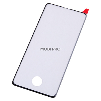 Защитное стекло "Полное покрытие" для Samsung G975F (S10+) c вырезом для работы отпечатка Черное Защитное стекло "Полное покрытие" для Samsung G975F (S10+) c вырезом для работы отпечатка Черное