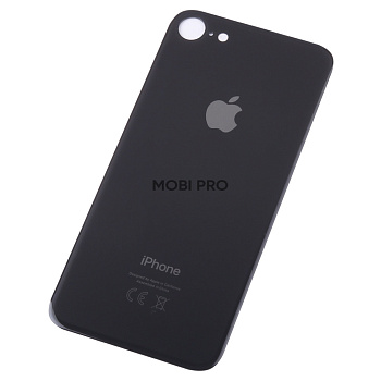 Задняя крышка для iPhone 8 с увелич.вырезом под камеру Черный - OR Задняя крышка для iPhone 8 с увелич.вырезом под камеру Черный - OR