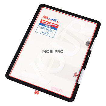 Стекло для переклейки MUSTTBY iPad Air 6 11.0 в сборе с тачскрином и OCA 100% Черный