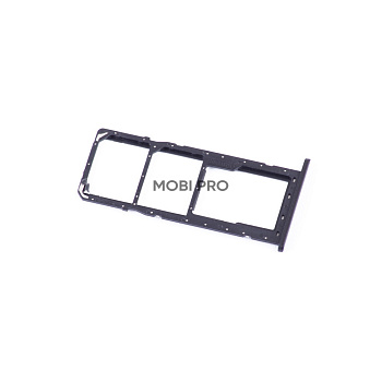 Держатель SIM для Samsung Galaxy A01/M01F (A015F/M015) Черный Держатель SIM для Samsung Galaxy A01/M01F (A015F/M015) Черный