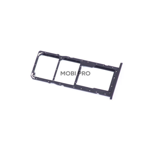 Держатель SIM для Samsung Galaxy A01/M01F (A015F/M015) Черный Держатель SIM для Samsung Galaxy A01/M01F (A015F/M015) Черный