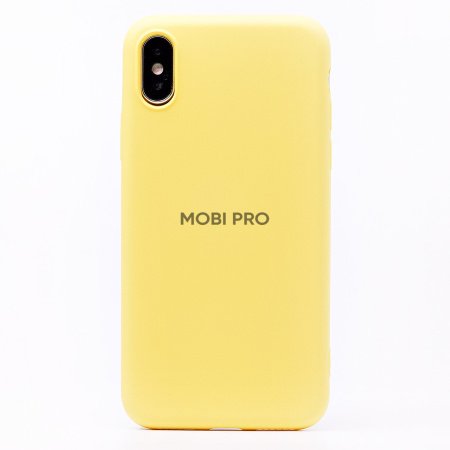 Чехол-накладка Activ Full Original Design для "Apple iPhone X/iPhone XS" (yellow)