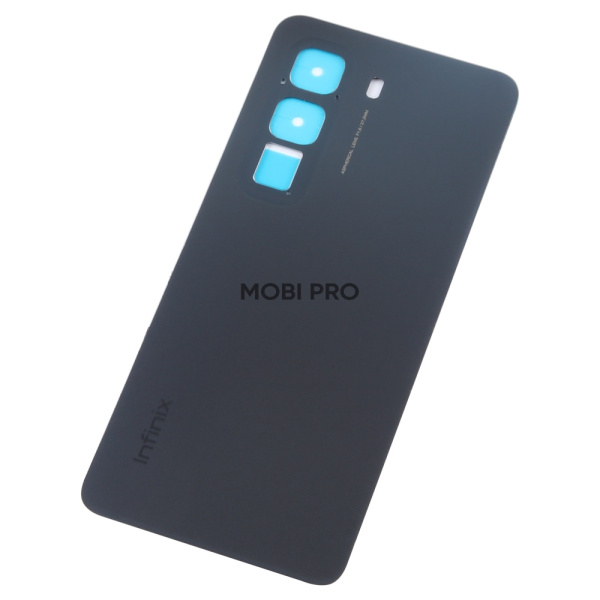 Задняя крышка для Infinix Hot 50 Pro (X6881) Черный - Премиум Задняя крышка для Infinix Hot 50 Pro (X6881) Черный - Премиум