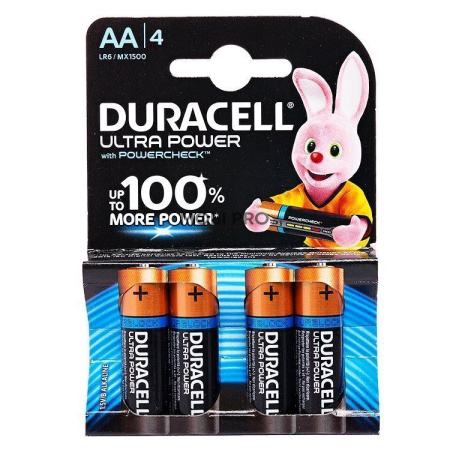 Батарейка AA Duracell LR6 Ultra Power (4-BL) (80/18240)