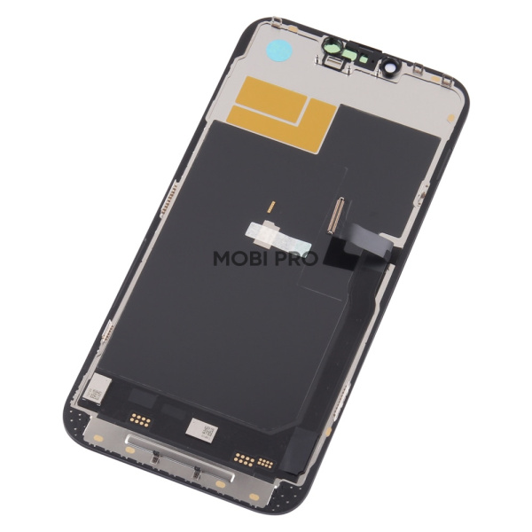 Дисплей для iPhone 13 Pro Max в сборе с тачскрином Черный - (Soft OLED, Full HD, 120 Гц) (площадка под IC)