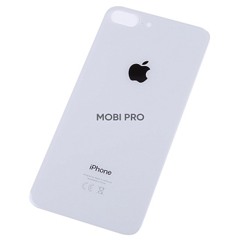 Задняя крышка для iPhone 8 Plus с увелич.вырезом под камеру Белый - OR Задняя крышка для iPhone 8 Plus с увелич.вырезом под камеру Белый - OR