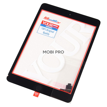 Стекло для переклейки MUSTTBY iPad mini 1 в сборе с тачскрином и OCA 100% Черный