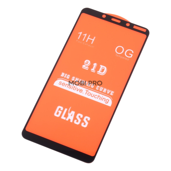 Защитное стекло "Полное покрытие" для Nokia 3.1 Plus Черное Защитное стекло "Полное покрытие" для Nokia 3.1 Plus Черное