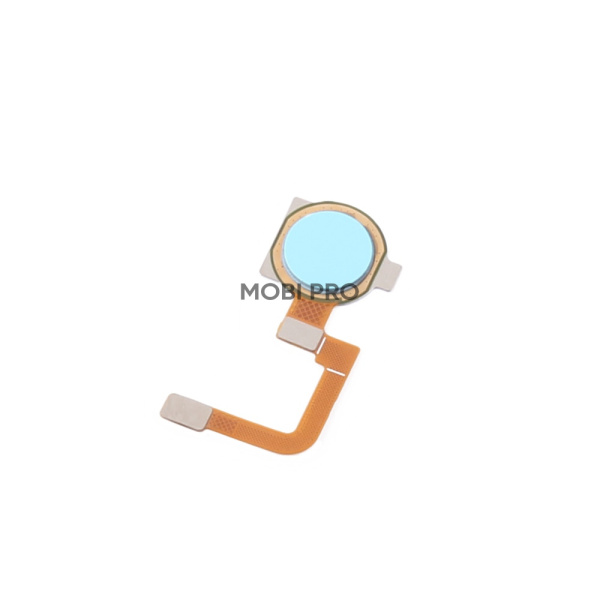 Шлейф для Realme C15 (RMX2180) сканер отпечатка пальцев Синий