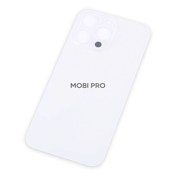 Задняя крышка для iPhone 14 Pro Max с увелич.вырезом под камеру Белый - OR Задняя крышка для iPhone 14 Pro Max с увелич.вырезом под камеру Белый - OR