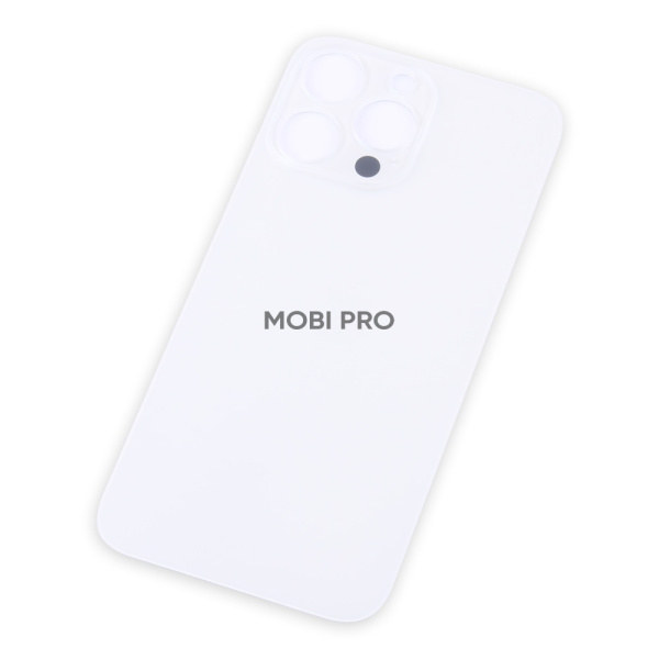 Задняя крышка для iPhone 14 Pro Max с увелич.вырезом под камеру Белый - OR Задняя крышка для iPhone 14 Pro Max с увелич.вырезом под камеру Белый - OR