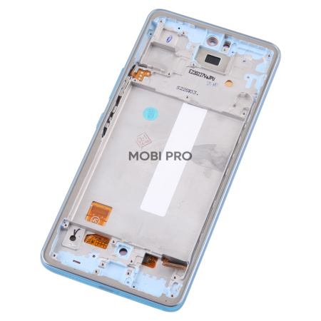 Дисплей для Samsung Galaxy A53 5G (A536B) модуль с рамкой Голубой - (OLED) (Full Size)