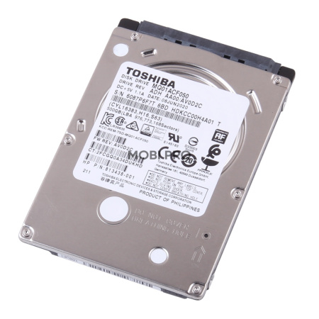 Внутренний HDD накопитель Toshiba MQ01ACF050 500 GB (SATA 6 Гбит/с, 2.5")