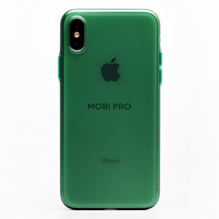 Чехол-накладка - PC052 для "Apple iPhone X/iPhone XS" (green)