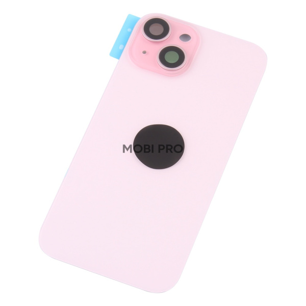 Задняя крышка для iPhone 15 в сборе Розовый - OR