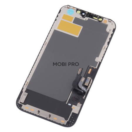 Дисплей для iPhone 12/12 Pro в сборе с тачскрином Черный - (Hard OLED, Full HD) (с верификацией = с привязкой без ошибки)