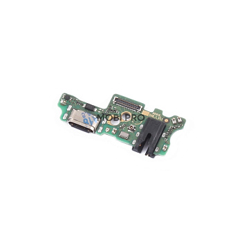 Шлейф для Infinix Note 11/12 (X663B/X663D) плата на системный разъем/разъем гарнитуры/микрофон - Премиум