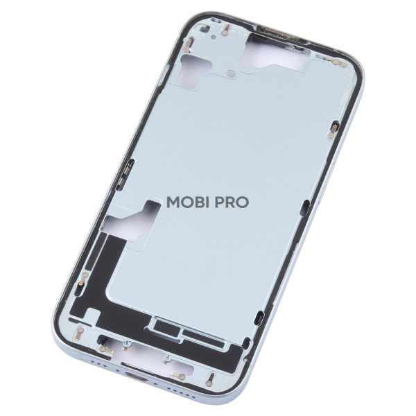 Корпус для iPhone 15 средняя часть Голубой - OR