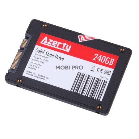 Внутренний SSD накопитель Azerty Bory R500 240GB (SATA III, 2.5", NAND 3D TLC)