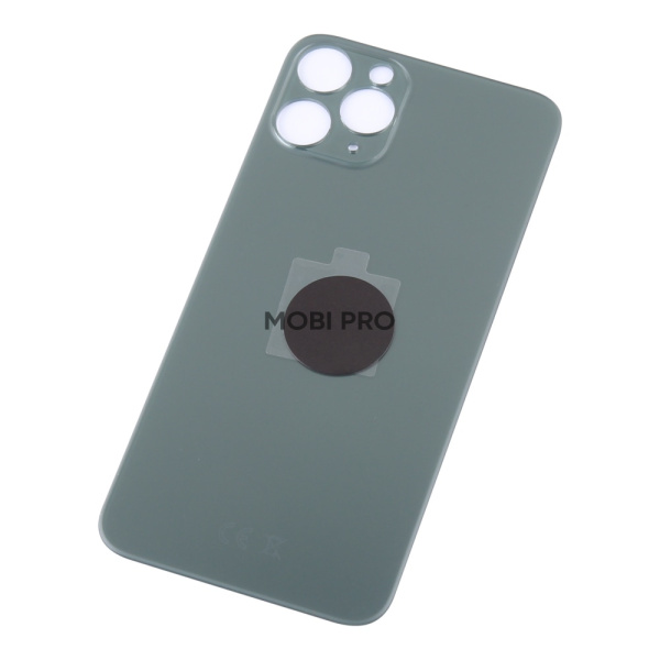 Задняя крышка для iPhone 11 Pro Темно-зеленый (стекло, широкий вырез под камеру, логотип - Премиум Задняя крышка для iPhone 11 Pro Темно-зеленый (стекло, широкий вырез под камеру, логотип - Премиум