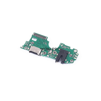 Шлейф для OPPO A55 4G (CPH2325) плата на системный разъем/разъем гарнитуры/микрофон