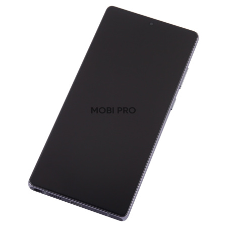 Дисплей для Samsung Galaxy Note 20 (N980F) модуль с рамкой Черный - (OLED) (Full Size)