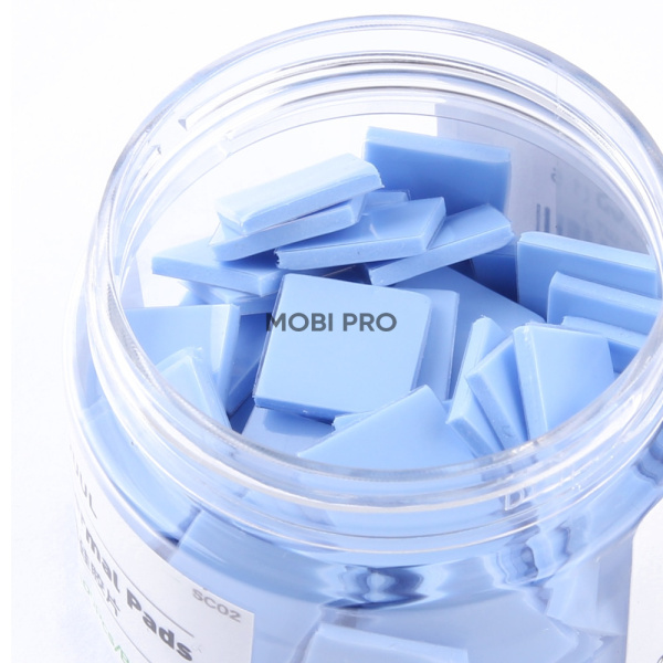 Термопрокладка для микросхем (1.5 Вт/м.К, 12*12*1.5 мм, 100 шт.)