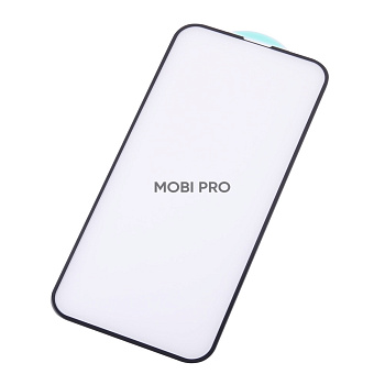 Защитное стекло "Стандарт" для iPhone 13/13 Pro/14 Черный (Полное покрытие)