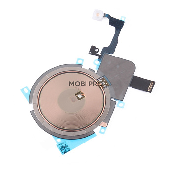 Шлейф для iPhone 15 Pro Max на микрофон и вспышку/беспроводная зарядка - OR