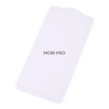 Защитное стекло "Оптима" для iPhone Xs Max/11 Pro Max Белый (Закалённое, полное покрытие)