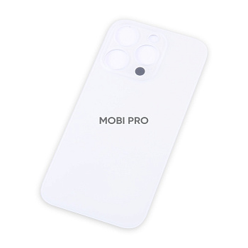 Задняя крышка для iPhone 14 Pro с увелич.вырезом под камеру Белый - OR Задняя крышка для iPhone 14 Pro с увелич.вырезом под камеру Белый - OR