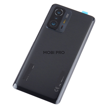 Задняя крышка для Xiaomi 11T/11T Pro (21081111RG/2107113SG) Черный - Премиум Задняя крышка для Xiaomi 11T/11T Pro (21081111RG/2107113SG) Черный - Премиум