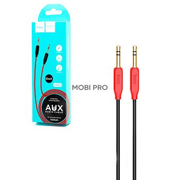 Кабель AUX [3.5 mm - 3.5 mm] Hoco UPA-11 Черный